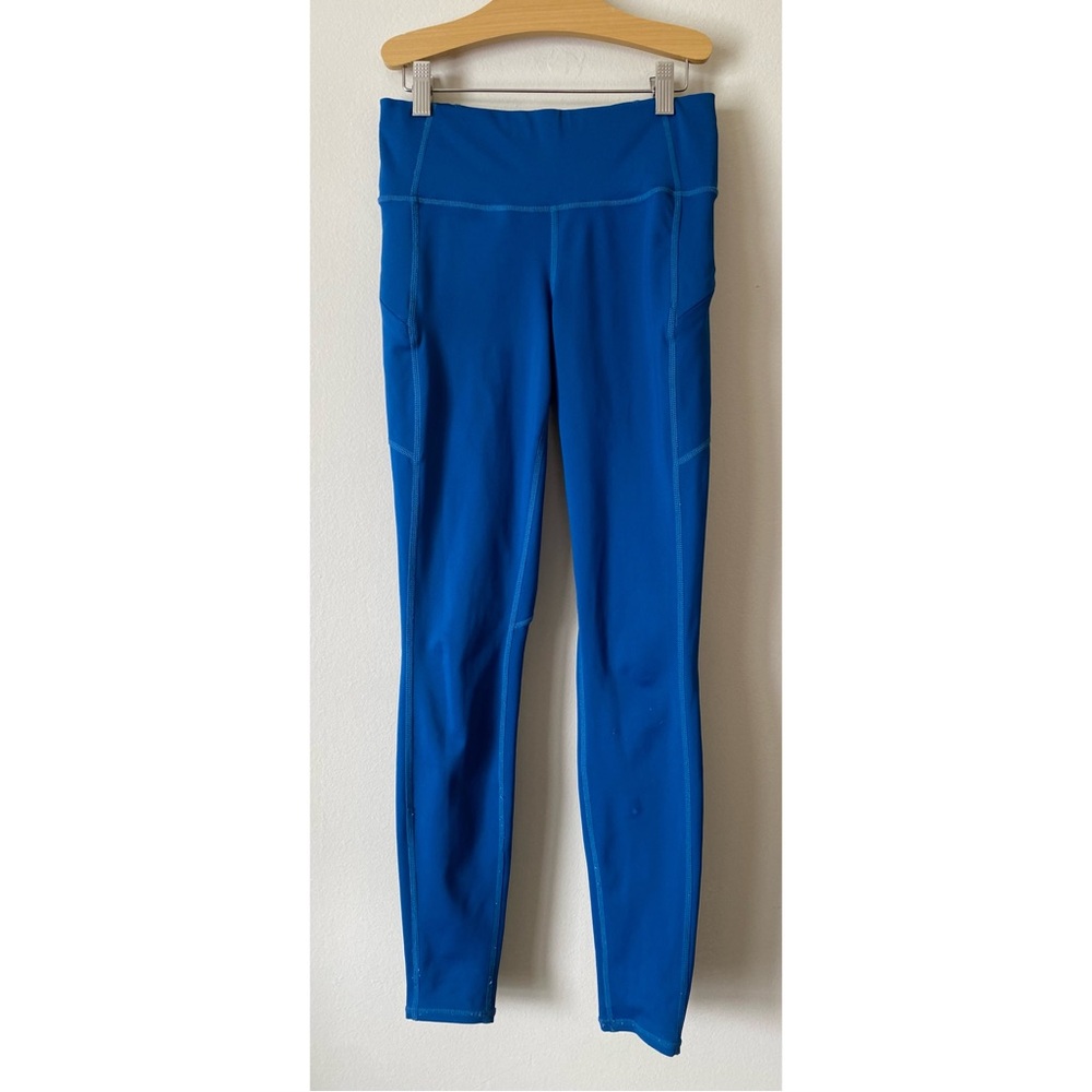 Athleta Royal Blue Peacock High Rise Contender Tight Legging